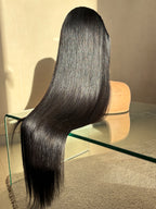 Perruque Lisse - Virgin Hair - 28 pouces - Lace Frontale HD 13x6