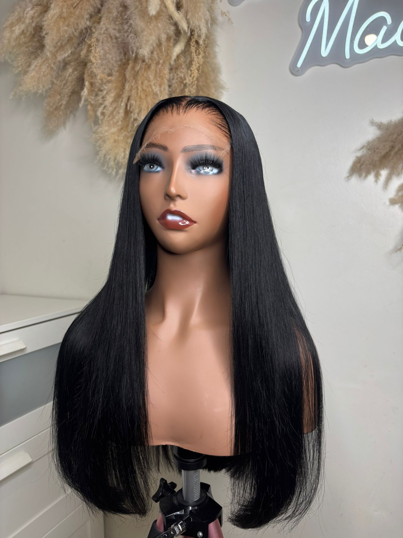 Perruque Lisse - Raw Hair - 24 Pouces - Closure HD 5x5