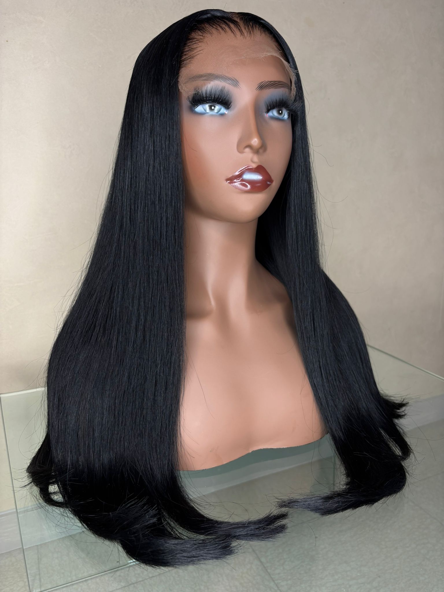 Perruque Lisse - Raw Hair - 24 Pouces - Closure HD 5x5