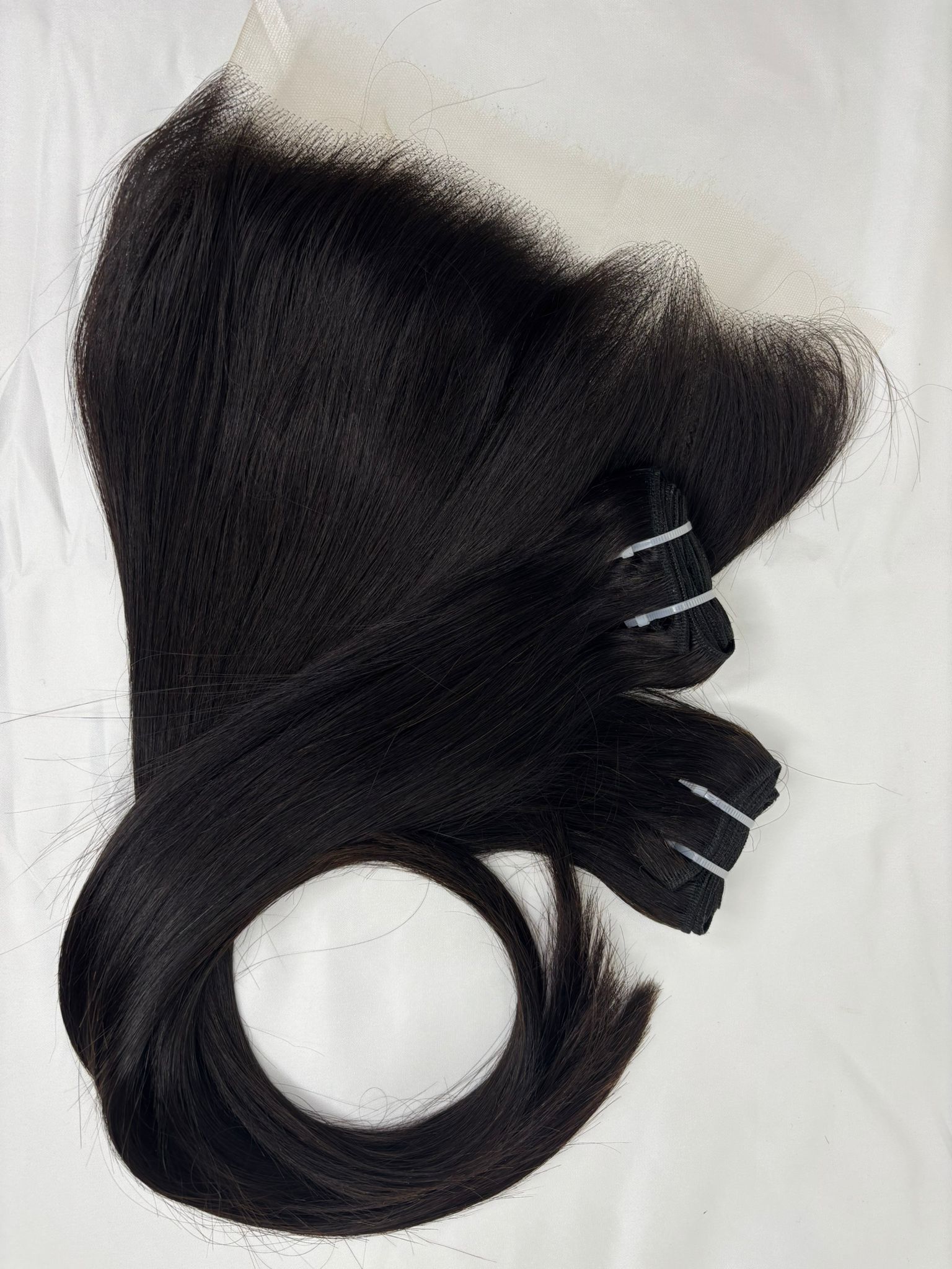 Lace HD 13x4, 12 pouces et 2 boules de mèches Virgin hair 20 pouces