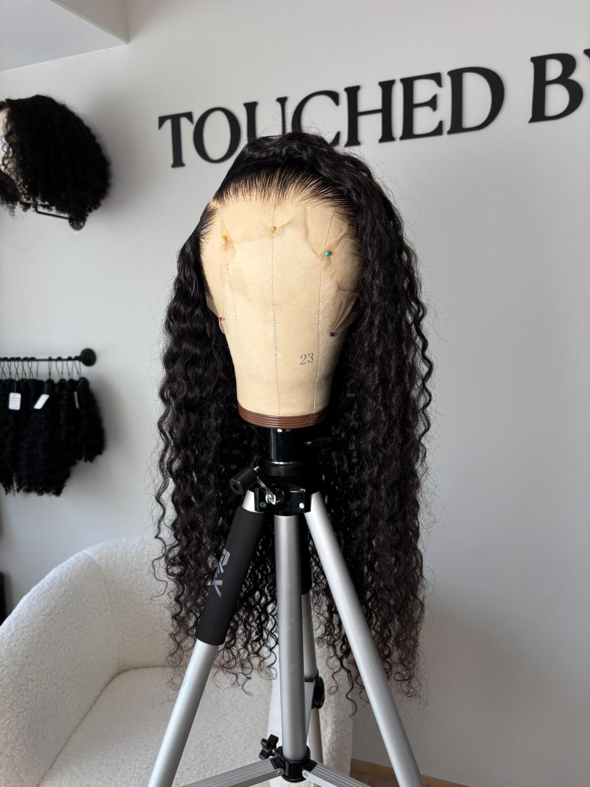 Perruque Deep Wave  Lace HD 13x6  28 pouces